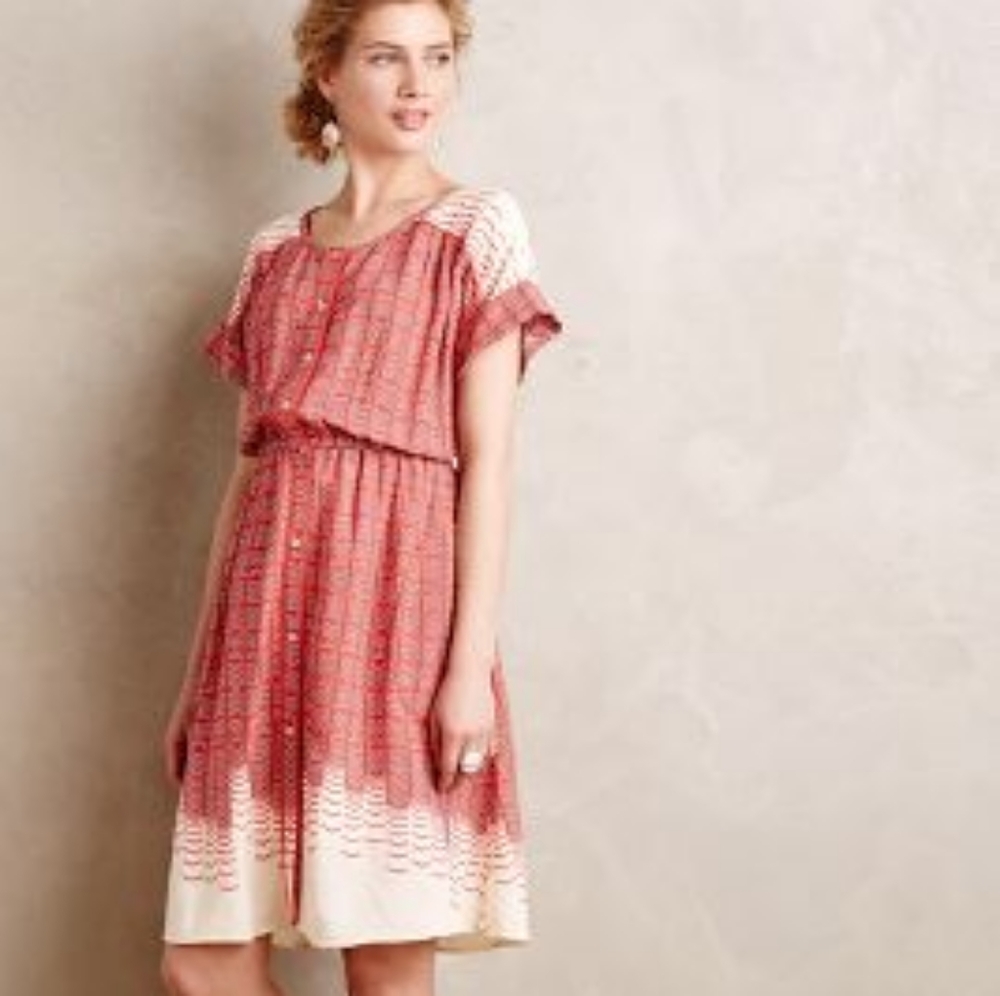 Anthropologie Maeve Veronia Shirtdress